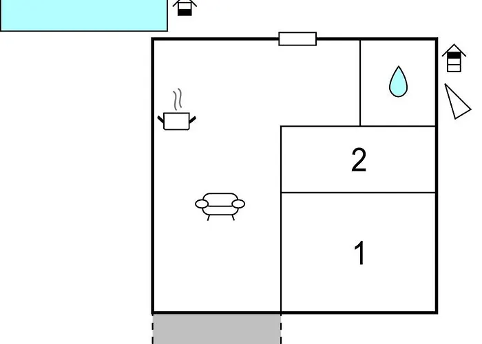 アパート Beautiful In Pakoštane